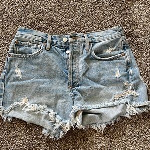 Jean shorts vintage frayed hem